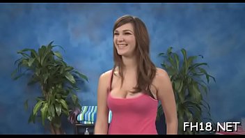 Cute and hot screwed hard by her massage therapist