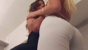 Glorious lesbians bitches slapping and fucking their pussies