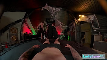 Hocus pocus with the three witches on halloween at ladylyne