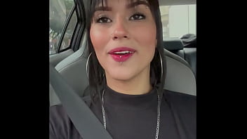 Car driver lets me suck his huge cock