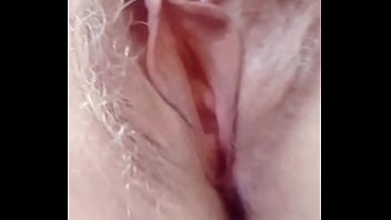 Parting my hairy cunt