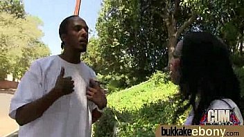 Hot ebony gangbang fun interracial 9