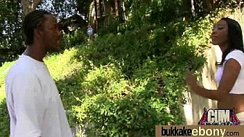 Hot ebony gangbang fun interracial 9