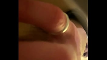 At home playing with my purple friend