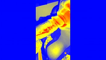 Thermal sloppy blowjob