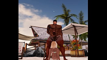 Blowjob for big black