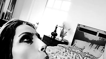 Jenna haze swallows comic book style black&white