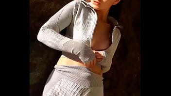 Passionate public walking with me and new sport suit for you tonight fo you like sport and public vibes tell me more