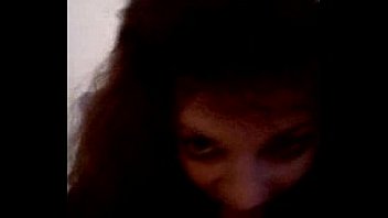 Amateur raven gives hot footjob and blowjob