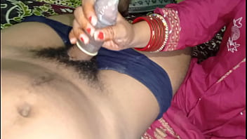 My stepsister's husband returns from a trip and i give him a good welcome