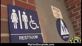 Horny Ebony Suck The Juice From Big White Gloryhole 23 thumbnail