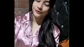 Porn actress touches her tasty pussy