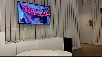 Football or me my girlfriend wants sex during the game and she asks for milk in her mouth