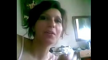 Romanian girl dirty talking sucks cock blowjob and swallow