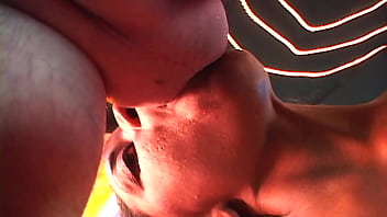 Banging boobs busty girl gets titfucked and facialled