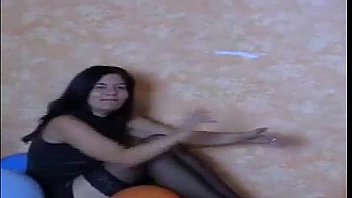 Sexy girl pop balloons more on