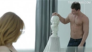 Busty girlfriend penetration