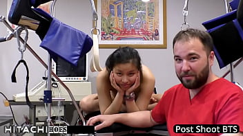 Freshman gets mandatory hitachi orgasm from doctor tampa raya nguyen