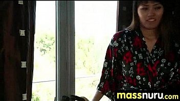 Sweetie gives a hot slippery nuru massage 9