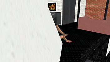 3d animation porn video of a beautiful big breasted girl fingering her pussy