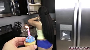 Milf seduces teen threesome devirginized for my birthday Milf seduces teen threesome devirginized for my birthday