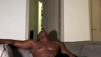 Watch how he enjoys a delicious blowjob and deep throat amateur couple nysdel