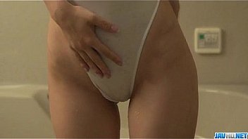 Mayu kawai deals toy cock in her shaved pussy