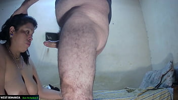 Lizeth's ass to mouth cum in her ass & mouth