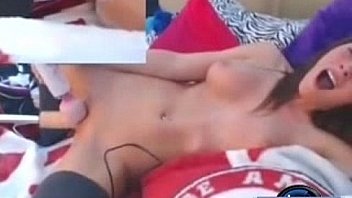 Perky little slut takes fucking machine and wand free xxx cam