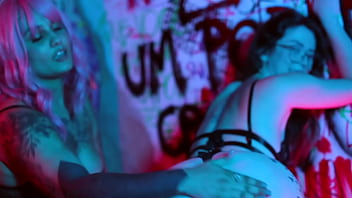 Lesbian threesome loves to tickle & foot worship