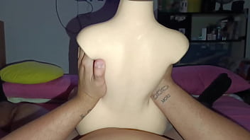 Cowgirl cambio del coño al ano doble estimulo