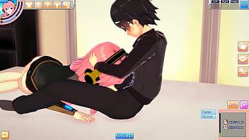 Koikatsu luka fucks guy on bed