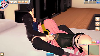 Koikatsu luka fucks guy on bed