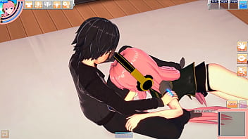 Koikatsu luka fucks guy on bed