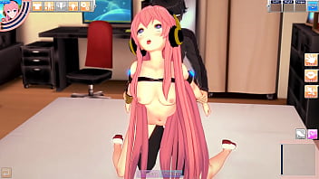 Koikatsu luka fucks guy on bed