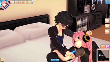 Koikatsu luka fucks guy on bed