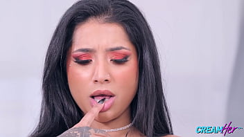 Tattooed vixen yasmina khan receives intense pussy pounding