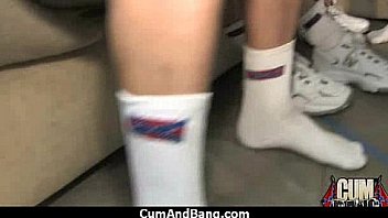 Crazy group interracial blowjob wow 5