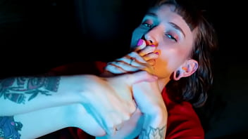 Taboo anal sucking toes & joi