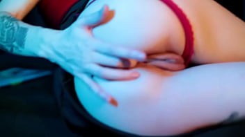 Taboo anal sucking toes & joi