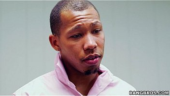 Office slut sucks a black dick at work