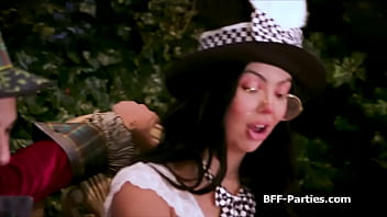 Victor gets lucky with 3 beauties in the wonderland