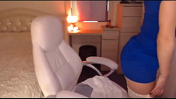 Little titty jessy m'lady in blue dress