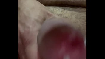 Masturbation playing with foreskin playing with balls shooting my load into the camera part 2