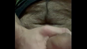 Masturbation playing with foreskin playing with balls shooting my load into the camera part 2