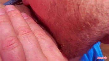 Condom broke licking and fucking stepsister's meaty pussy