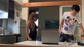 Amateur straight french teen couple