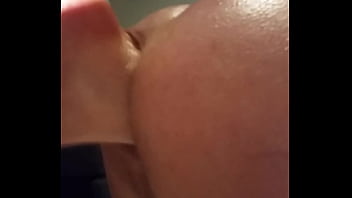 My girls foot in my ass