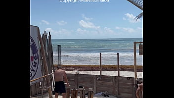 Séance de sport en plein air au mexique