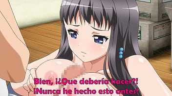 Hentai tetona le hace una rusa hasta correrse